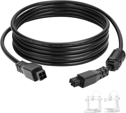 59 بوصة 4pin كابل امتداد AMS مع حلقة مغناطيسية ل Bambu Lab AMS-Lite A1 A1mini 3D الطابعات (مقابل 1.5 متر 4pin مع حلقة مغناطيسية*1pcs) in Kuwait