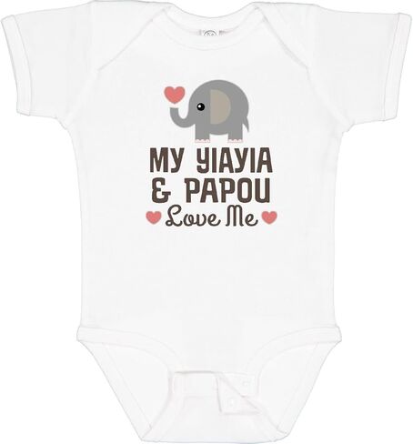 ملابس داخلية للأطفال من Inktastic My Yia Yia and Papou Love Me in Kuwait
