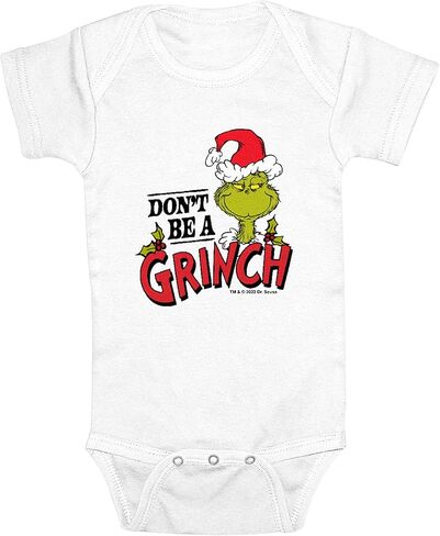 بدلة الشمس الخامسة للرضع The Grinch Don't Be a Grinch Santa Hat - بيضاء - 18 شهرًا in Kuwait