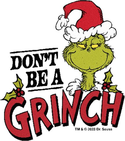 بدلة الشمس الخامسة للرضع The Grinch Don't Be a Grinch Santa Hat - بيضاء - 18 شهرًا in Kuwait