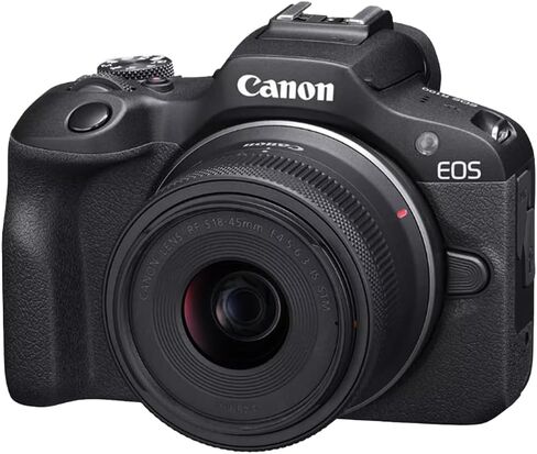 Canon EOS R100 Mirrorless Camera Body w/ 2 Lens Kit RF-S 18-45mm is STM + RF-S 55-210mm is STM 6052C022 (Renewed) Bundle w/Deco Gear Photography Bag + 2X Battery + 2X 64GB Memory Cards + Accessories in Saudi Arabia