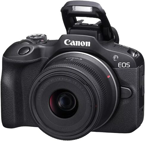 Canon EOS R100 Mirrorless Camera Body w/ 2 Lens Kit RF-S 18-45mm is STM + RF-S 55-210mm is STM 6052C022 (Renewed) Bundle w/Deco Gear Photography Bag + 2X Battery + 2X 64GB Memory Cards + Accessories in Saudi Arabia