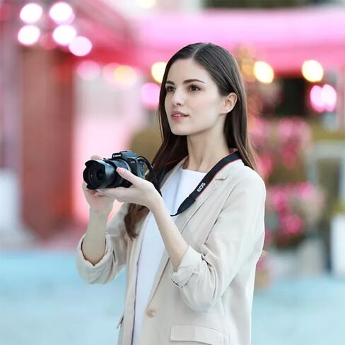 Canon EOS R100 Mirrorless Camera Body w/ 2 Lens Kit RF-S 18-45mm is STM + RF-S 55-210mm is STM 6052C022 (Renewed) Bundle w/Deco Gear Photography Bag + 2X Battery + 2X 64GB Memory Cards + Accessories in Saudi Arabia