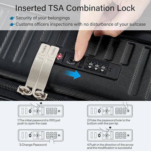 Hard Shell Expandable Luggage Sets 2 Piece with Spinner Wheels Cup Holder, Top Opening Lightweight Luggage Rolling Suitcase with Lock, Carry On And Checked Luggage Set 2 Piece (White, 20/28) in Kuwait