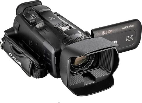 Canon LEGRIA HF G70 PAL UHD 4K Camcorder Bundle with 128GB Memory Card + Carrying Case + Cleaning kit + More in Saudi Arabia