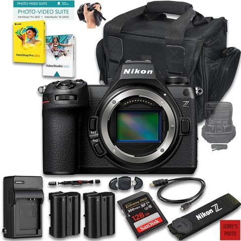 Nikon Z6 III Mirrorless Camera (Body Only) + 128 GB Memory + Extra Battery + Extra Charger + Camera Case + HDMI Cable + More (18pc Bundle) (Renewed) in Saudi Arabia