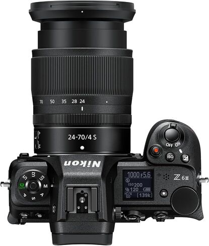 Nikon Z6 III Mirrorless Camera Z 24-70mm f/4 S and 50-250mm f/4.5-6.3 VR & 420-800mm f/8 Lens + 128 GB Memory + Extra Battery + Camera Case + More (37pc Bundle) (Renewed) in Saudi Arabia