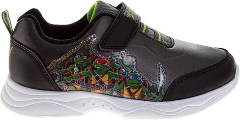 Disney Boy Girl Lilo & Stitch Ninja Turtle Spiderman Sonic The Hedgehog Shoes Laceless Slip on Strap Tennis Runner Athletic Sneakers for Kids Sizes: 10 Toddlers 11-13 Little Kid 1-4 Big Kid in Saudi Arabia