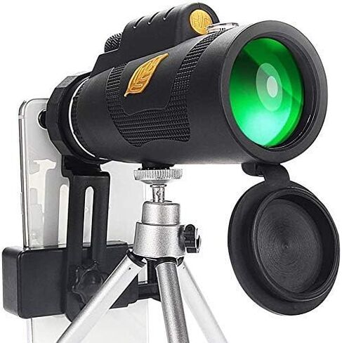 Monocular 40X60 Zoom Monocular, Clear and Weak Pocket Telescope with Bracket for Camping,Monocular Telescope - in Saudi Arabia