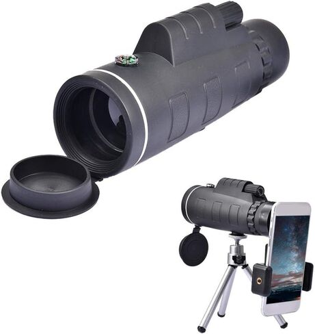 Monocular Telescope, 10x42 Monocular Telescope for Adults, HD High Power Bak4 Prism Monocular Waterproof Monocular Scope for Birdwatching Hunting Hiking Camping - in Saudi Arabia