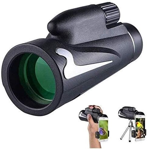 Telescope Binoculars High Power Monocular 50X Black Outdoor Hiking Camping HD Optical Monocular Bird Watching Update with Flashlight Day and in Saudi Arabia