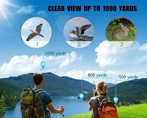 Telescope Binoculars High Power Monocular 50X Black Outdoor Hiking Camping HD Optical Monocular Bird Watching Update with Flashlight Day and in Saudi Arabia