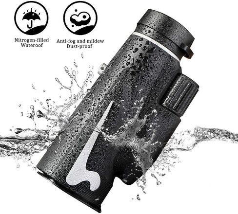 Telescope Binoculars High Power Monocular 50X Black Outdoor Hiking Camping HD Optical Monocular Bird Watching Update with Flashlight Day and in Saudi Arabia