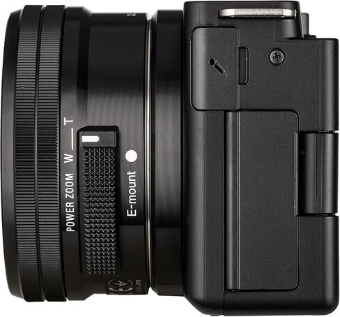 Sony ZV-E10 Mirrorless Camera Kit (Black) with 16-50mm II Power Zoom Lens | 4K Video | Real-Time Autofocus | Creator Camera + Sony 18-105mm Lens + 4K Monitor + Pro Mic + More (Renewed) in Saudi Arabia