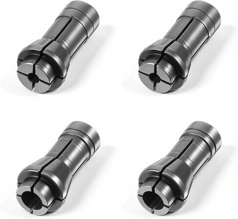 4 Pack Die Grinder Collet 1/4" To 1/8" Grinder Collet Adapter Die Grinders Accessories Attachments 1.06 X 0.53 Inches 2 PCS 3mm, 2 PCS 6mm (Silver) in Saudi Arabia