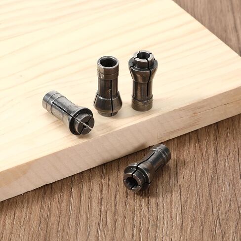 4 Pack Die Grinder Collet 1/4" To 1/8" Grinder Collet Adapter Die Grinders Accessories Attachments 1.06 X 0.53 Inches 2 PCS 3mm, 2 PCS 6mm (Silver) in Saudi Arabia