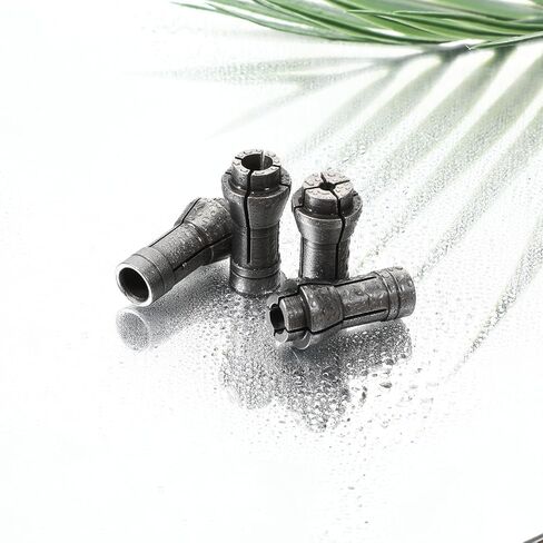 4 Pack Die Grinder Collet 1/4" To 1/8" Grinder Collet Adapter Die Grinders Accessories Attachments 1.06 X 0.53 Inches 2 PCS 3mm, 2 PCS 6mm (Silver) in Saudi Arabia