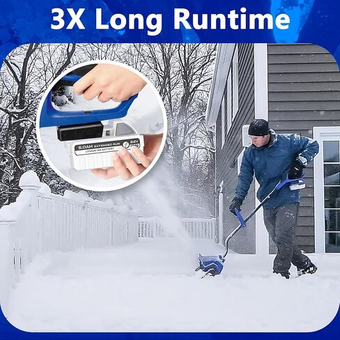 بديل 5.0 أمبير لبطارية SunJoe، بطارية Snow Joe 24V، متوافقة مع جميع أجهزة سلسلة Joe Brands iON+ 24V 24VBAT-LTX 24VBAT-LTW 24VBAT-LTE 24VBAT 24V-X2-SB18 24VBAT-XR in Kuwait