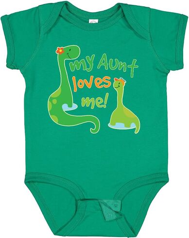 inktastic My Aunt Loves Me Nephew Baby Bodysuit in Saudi Arabia