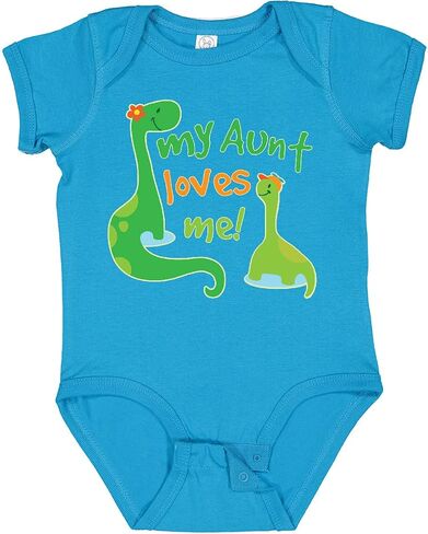 inktastic My Aunt Loves Me Nephew Baby Bodysuit in Saudi Arabia