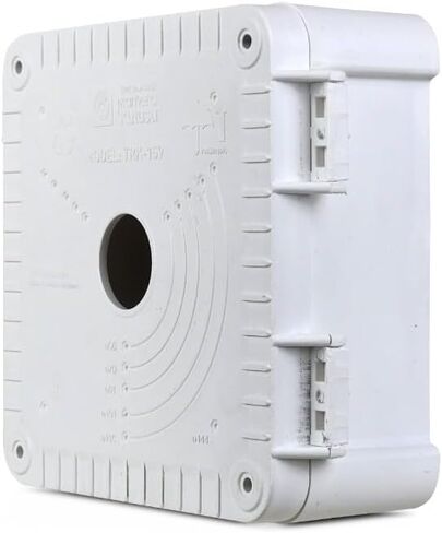 صندوق توصيل كاميرا CCTV العالمي PRO-159، بلاستيك أبيض، تصميم مفصلي (عبوتان) in Kuwait