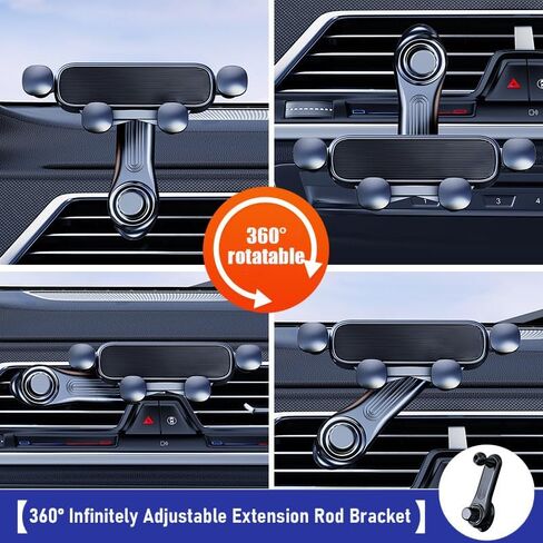 Phone Holders for Your Car for Buick Electra E5 2023–2025, Air Vent Gravity Auto Lock One-Hand Operation Strong Grip Sleek 360° Adjustment Stable Hands-Free in Saudi Arabia