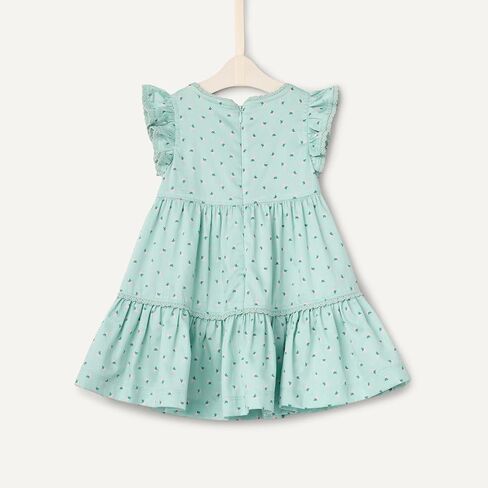 Amazon Essentials x Sofia Grainge Toddlers and Baby Girls' Woven Ruffle Sleeve Dress in Saudi Arabia