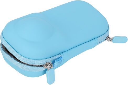 SUNGOOYUE Protective Hard Storage Bag, Compact & Portable, Durable Design with Soft Velvet Lining, Easy Clean for X5 Panoramic Camera, Fits Approx. 9.2 X 7.2 X 16cm (Blue) in Saudi Arabia
