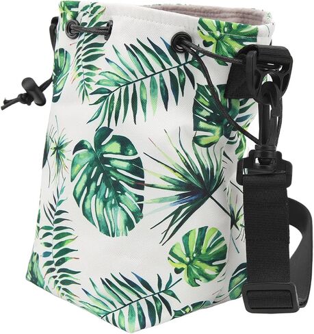 Brrnoo Camera Bag, Camera Bag with Shoudler Strap Portable Large Capacity Small for Instant (Green Leaves) in Saudi Arabia