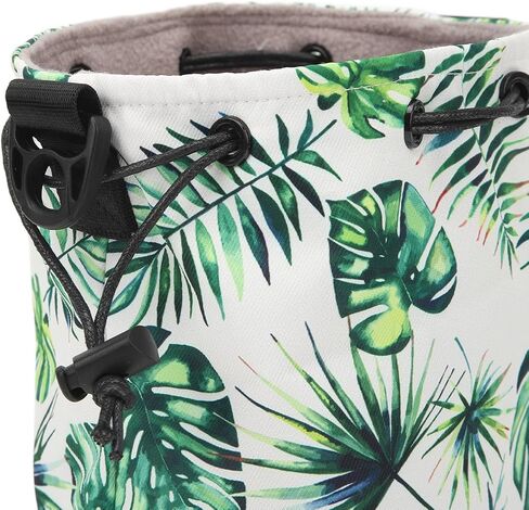 Brrnoo Camera Bag, Camera Bag with Shoudler Strap Portable Large Capacity Small for Instant (Green Leaves) in Saudi Arabia
