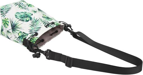 Brrnoo Camera Bag, Camera Bag with Shoudler Strap Portable Large Capacity Small for Instant (Green Leaves) in Saudi Arabia