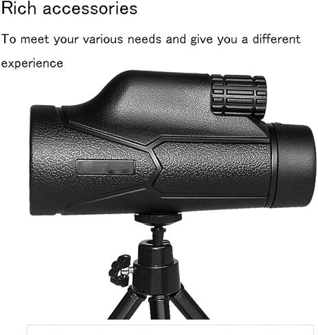 تلسكوب أحادي العين - 16x55 عالي القوة عالي الدقة للبالغين مع FMC Bak4 بريزم حامل الهاتف الذكي ثلاثي القوائم أحدث أحادي مقاوم للماء لمشاهدة الطيور in Saudi Arabia