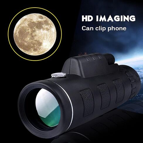 Monocular Telescope, 40x60 High Power HD Monocular for Bird Watching Adults with Smartphone Holder & Tripod for Wildlife Hunting Camping Travelling Wildlife in Saudi Arabia