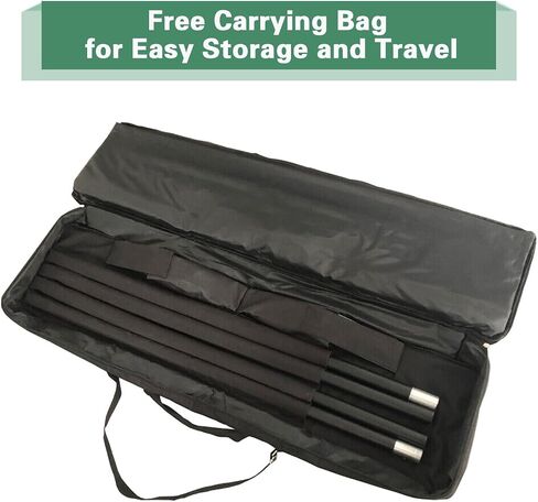 8 x 8ft (W x H) HEAVY-DUTY Telescopic Step and Repeat Banner Backdrop Stand with With Carrying Bag, Suitable for Trade Shows, Suitable for Trade Shows, Professional Photography Booths, and Step and Repeat Background Displays in Kuwait