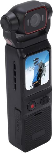كاميرا Qiilu المحمولة لتسجيل الفيديو، تسجيل 4K 720P/120 إطارًا في الثانية، لنظام iOS، التطبيق، شاشة لمس 1.69 بوصة in Kuwait