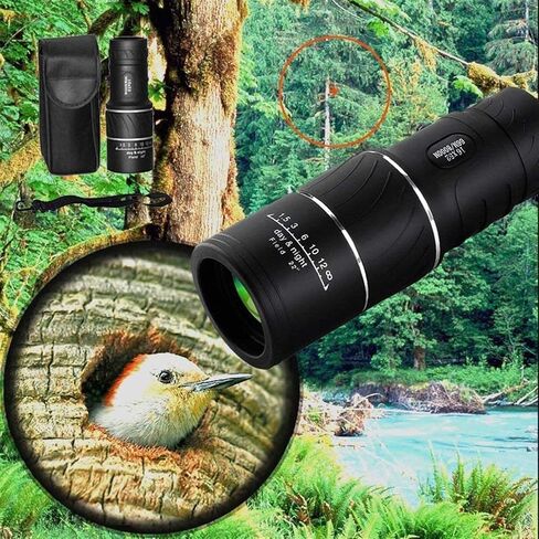 Monocular Telescope, 12 × 50 High-Powered Monoculars with Smartphone Mount Tripod BAK4 Prism Bifocal Adult Waterproof Handheld Monoculars for Bird Watching Camping Trip in Saudi Arabia