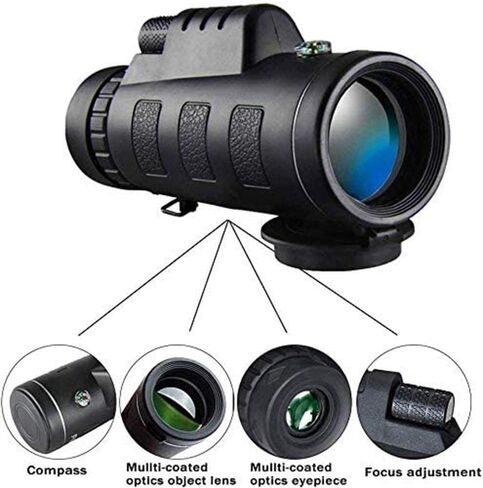 Monocular Telescope, 8X42 HD, Waterproof High Power Spotting Scope Monocular for Bird Watching,Hunting,Camping,Hiking,Outdoor in Saudi Arabia