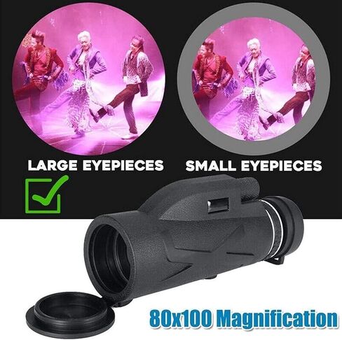 Monocular Cosmic Scope Telescope Handheld for Stargazing, Monoculars for Adults High Powered with, 10x-30x Zoom Binoculars, Compact Spotting Scopes with Tripod in Saudi Arabia