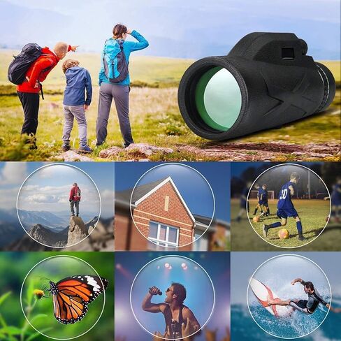 10x42 Monocular Telescope, High Power Monocular Compact with BAK4 Prism FMC Lens Telescope for Adults Kids Bird Watching Traveling - in Saudi Arabia
