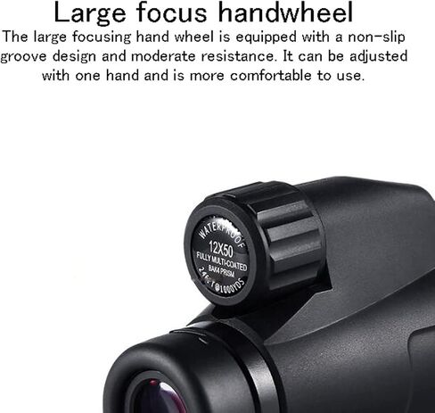 Monocular Telescopes for Adults,12X50 Monocular and Quick Smartphone Holder Waterproof Fog Proof Shockproof Scope for Bird Watching/Camping/Hiking in Saudi Arabia