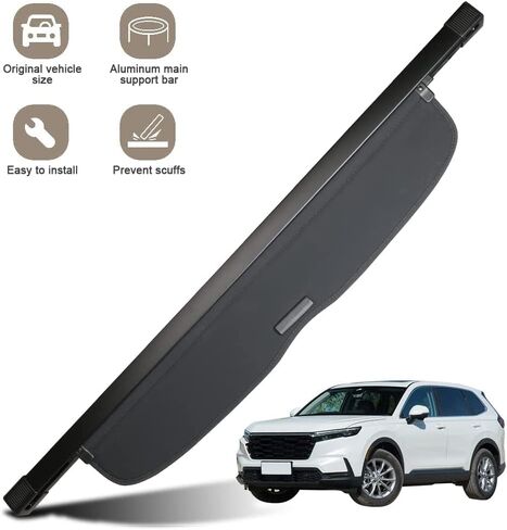 Nissan Murano 2025 2026 Cargo Cover,Retractable Rear Trunk Tonneau Cover Cargo Privacy Security Shield Shade Compatible for Nissan Murano 2025 2026 Accessories in Kuwait