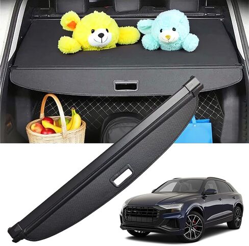 Nissan Murano 2025 2026 Cargo Cover,Retractable Rear Trunk Tonneau Cover Cargo Privacy Security Shield Shade Compatible for Nissan Murano 2025 2026 Accessories in Kuwait
