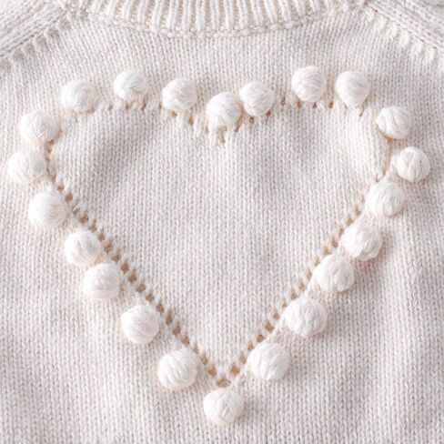Knitted Long Sleeve Sweater Set for Baby Girls in Saudi Arabia