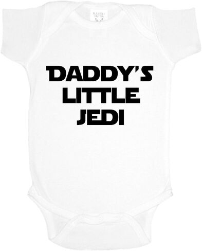 Daddy's Little Jedi Funny Baby Bodysuit Infant in Saudi Arabia