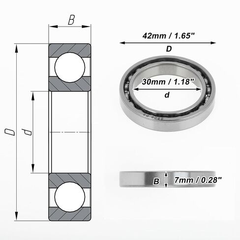 Acropix 63/32 محامل كرة أخدود عميقة P5 32x75x20mm محامل مشحمة in Saudi Arabia