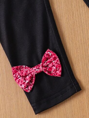 Toddler Girl Clothes Ruffle Long Sleeve Leopard Print Tops and Pants 2PC Little Girl Winter Outfits in Saudi Arabia
