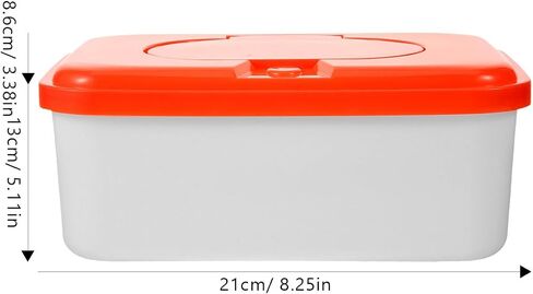 DOITOOL 2 Pcs Baby Wipes Dispenser Plastic Wipe Holder Container Case with Sealing Design Refillable Container Emapty Box Keeps Easy Open and Close for Bathroom Nursery (Random Color) in Saudi Arabia
