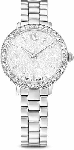 Swarovski Watch, Swiss Made, Metal Bracelet, Silver Tone, Rose Gold-Tone Finish in Saudi Arabia