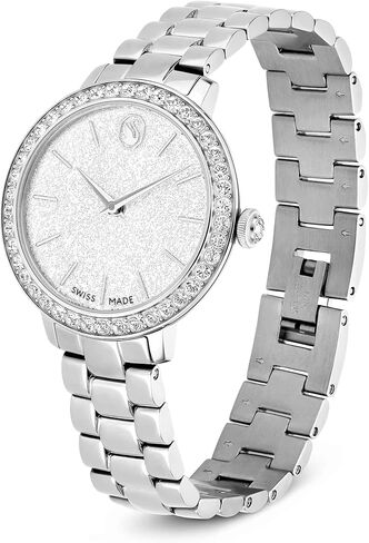 Swarovski Watch, Swiss Made, Metal Bracelet, Silver Tone, Rose Gold-Tone Finish in Saudi Arabia