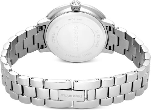 Swarovski Watch, Swiss Made, Metal Bracelet, Silver Tone, Rose Gold-Tone Finish in Saudi Arabia